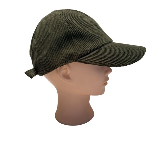Women's Sonoma Green Curvre Brim Corduroy Baseball Cap Hat Sporty Adjustable NW - Picture 2 of 7